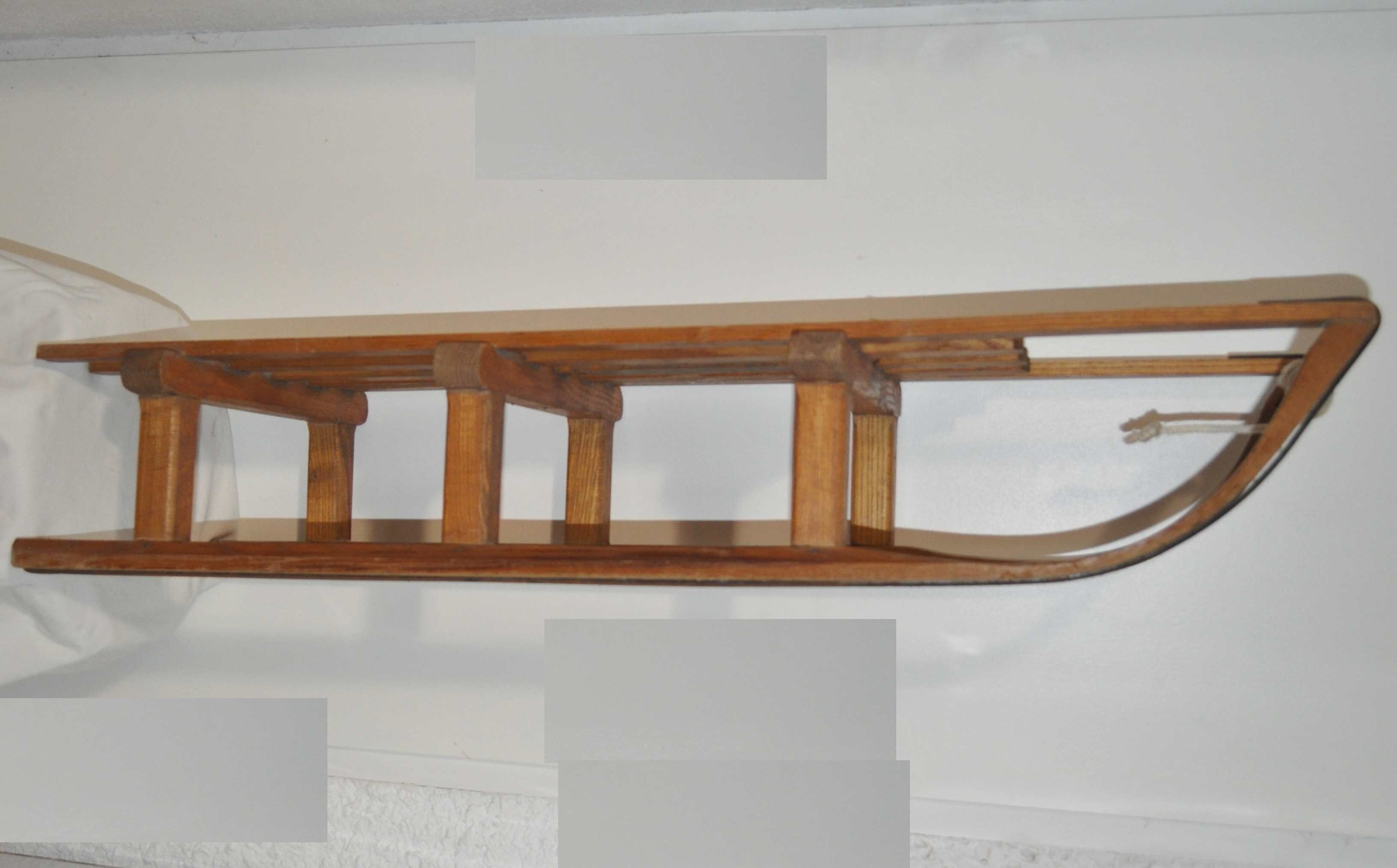 Luge wood vintage NG