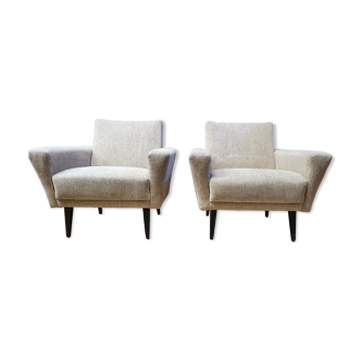 Pair of 1970" club armchairs