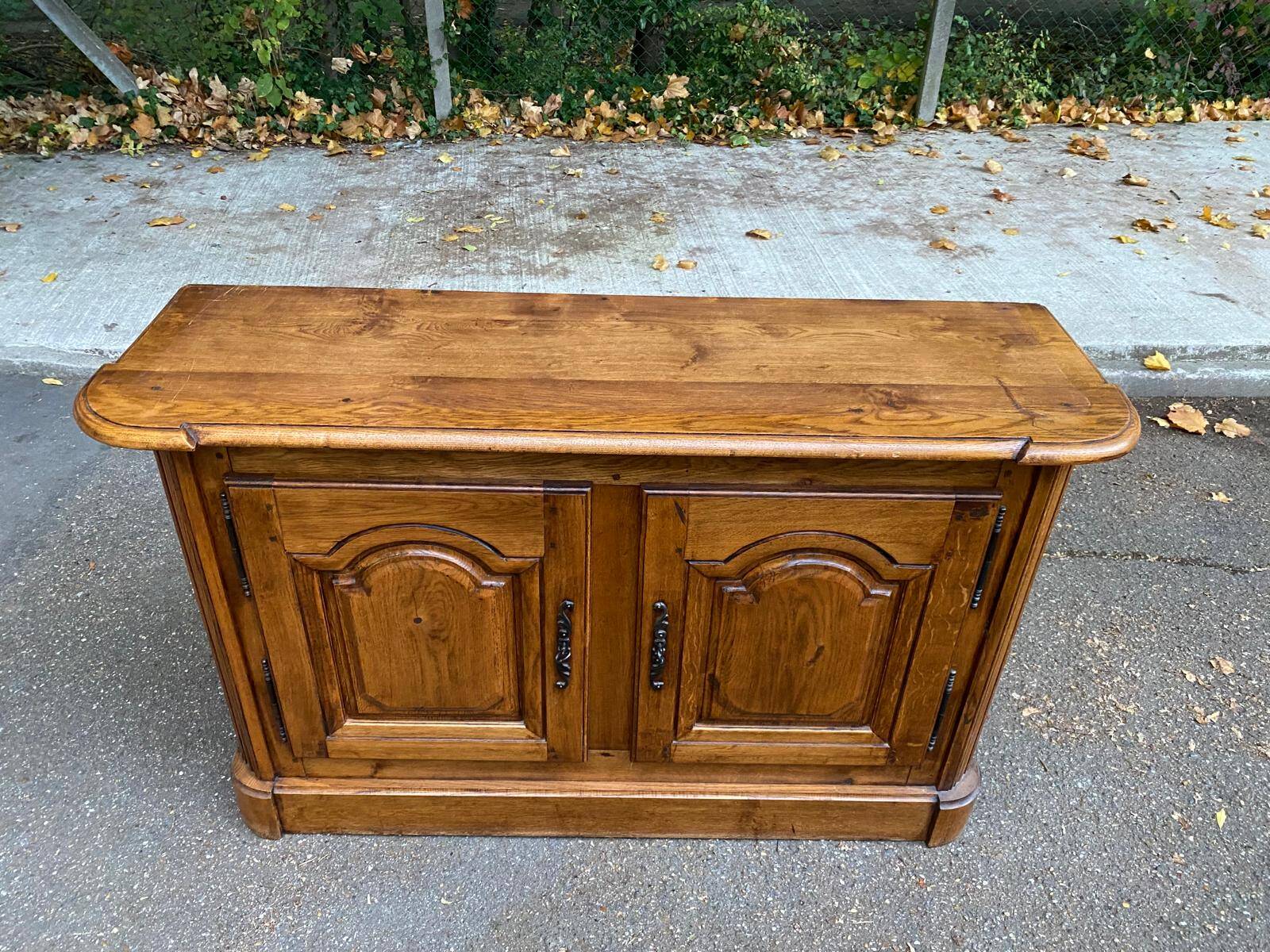 18th century solid oak sideboard 145cm