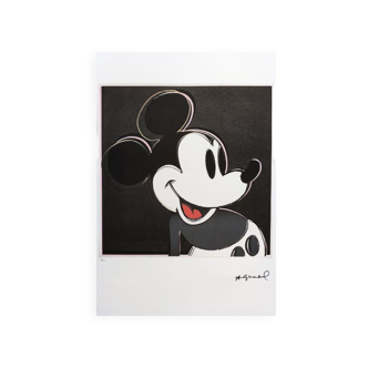 Andy Warhol « Mickey Mouse » Lithographie en édition limitée par Leo Castelli