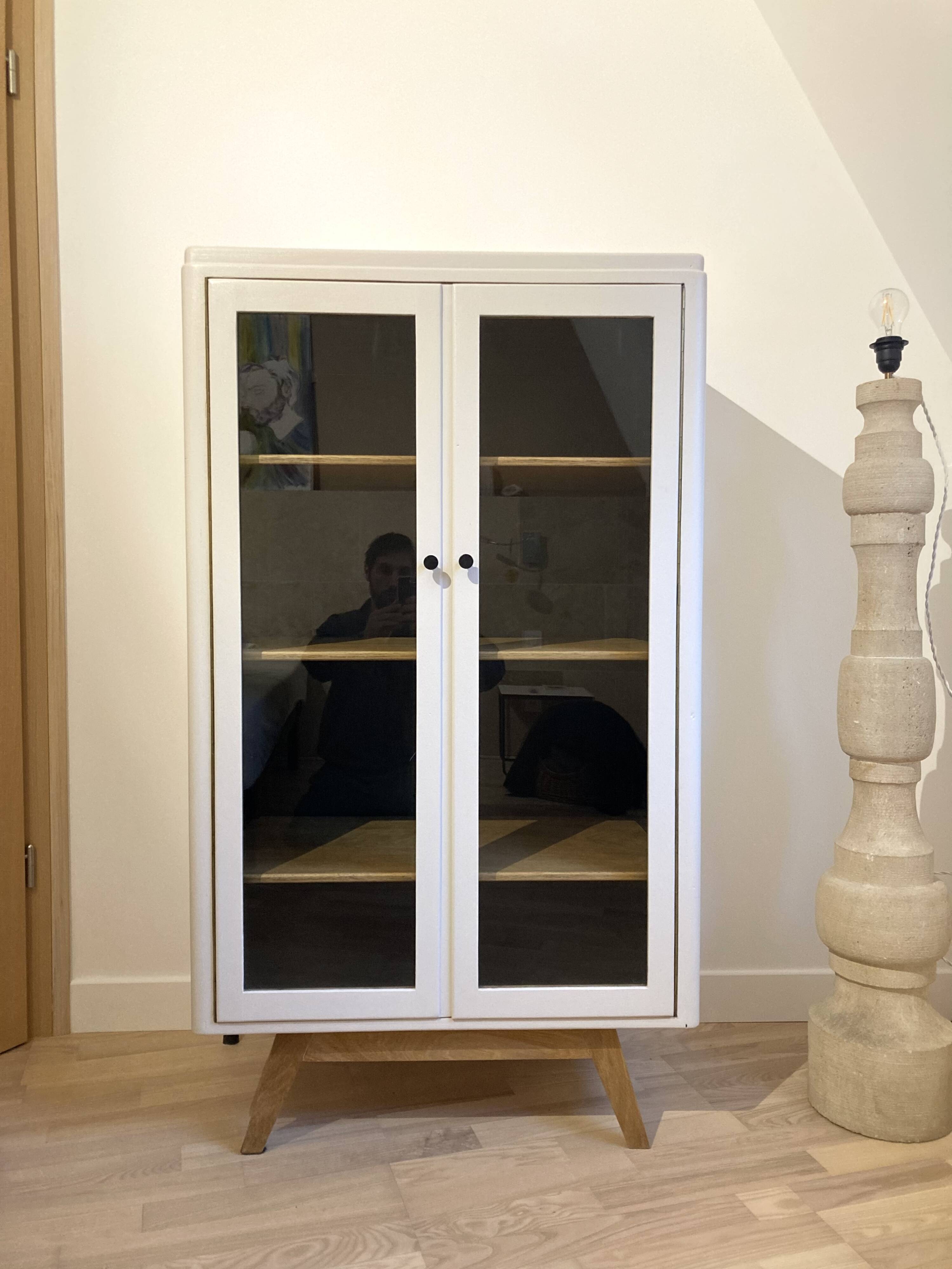 Vitrine vintage relookée et restautée | Selency