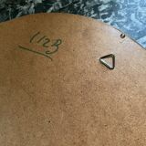 Oval Gold Mirror 1960 31x39cm