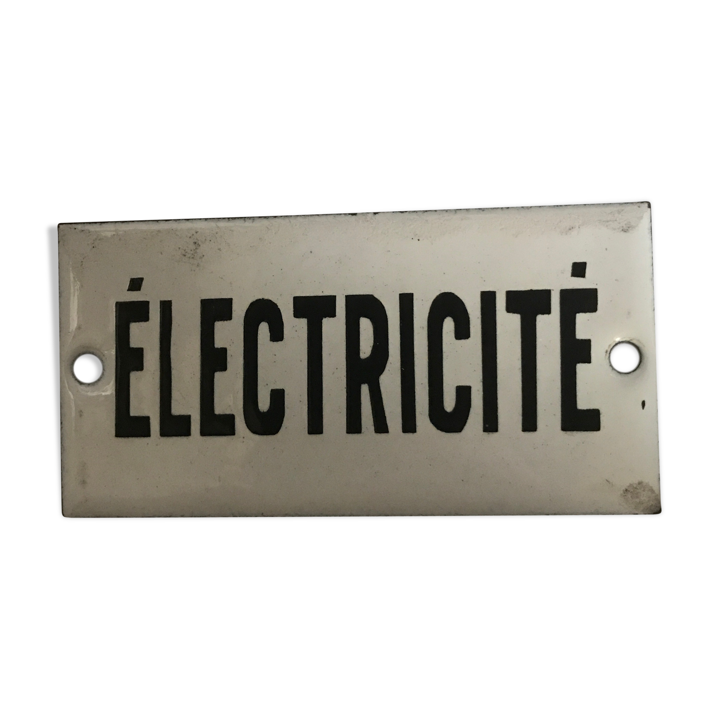 Utility enamelled plate