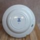 Semi-deep plate Terre de Fer Clairefontaine LG Normandy 19th century blue decoration