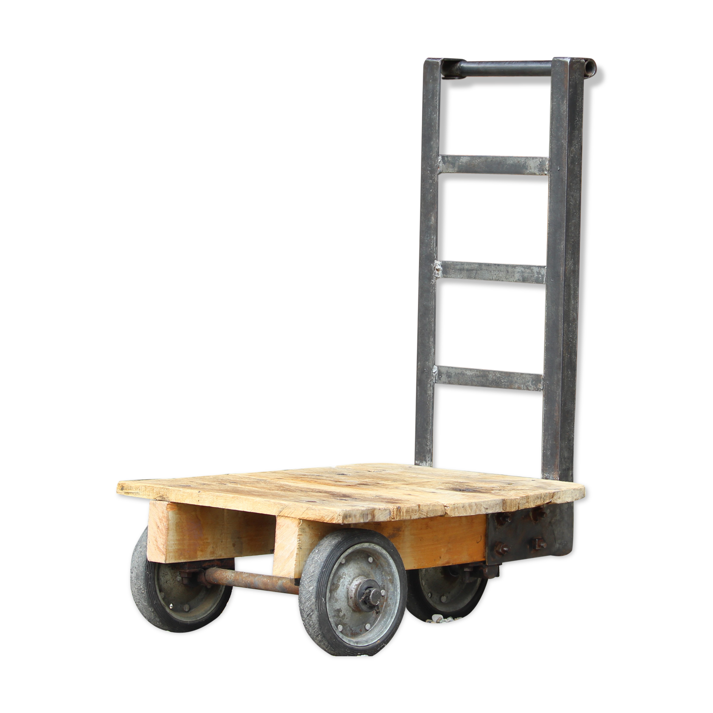 Old industrial style trolley