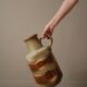German ceramic floor vase west germany scandinavian decoration