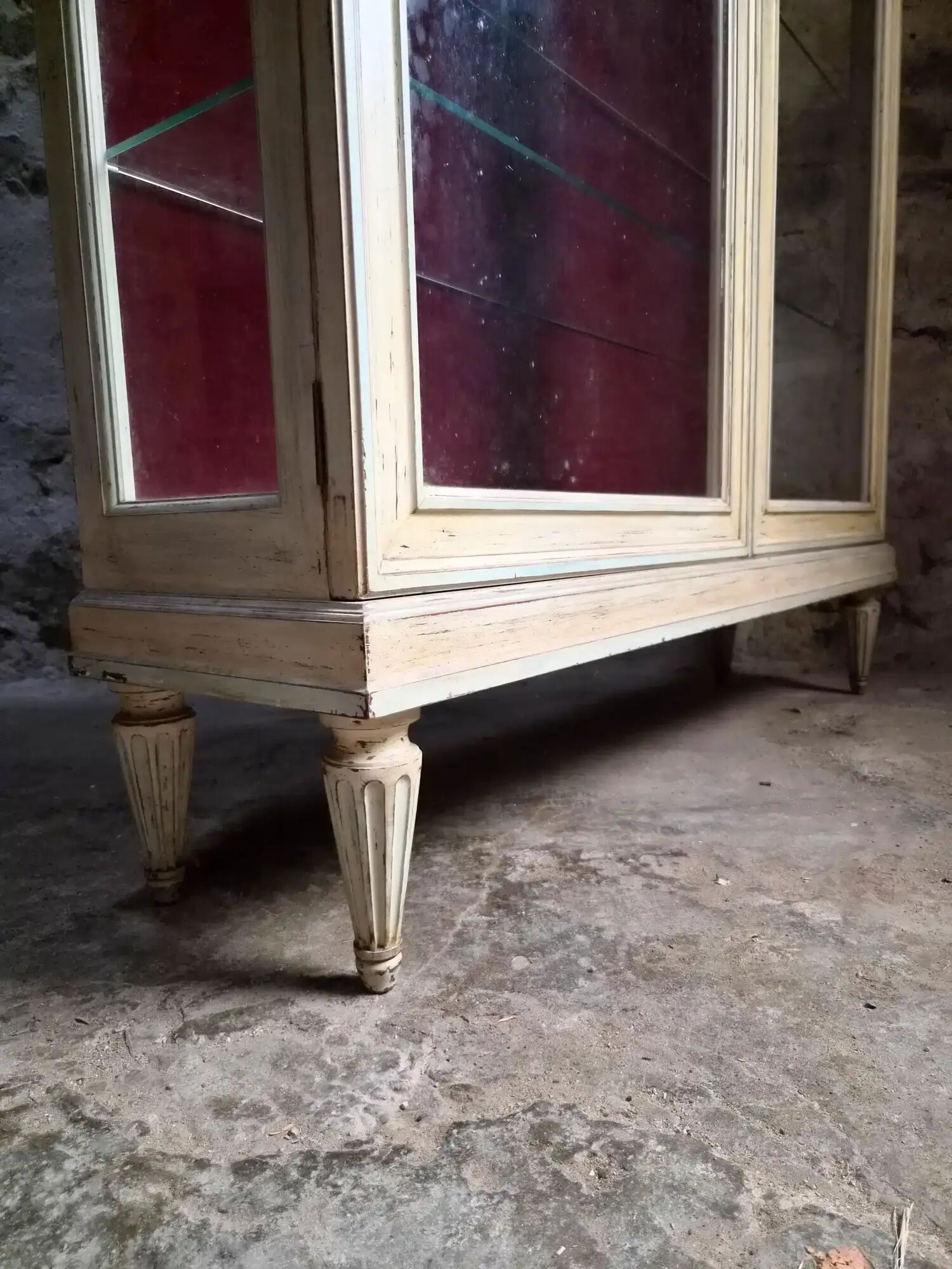 Vintage French display cabinet / Shop display cabinet