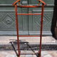 Wooden night valet and brass wheels