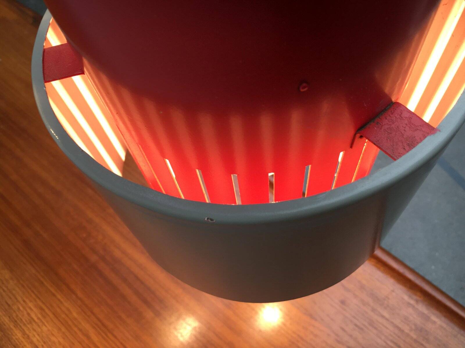 Mid-century metal pendant lights, set of 2