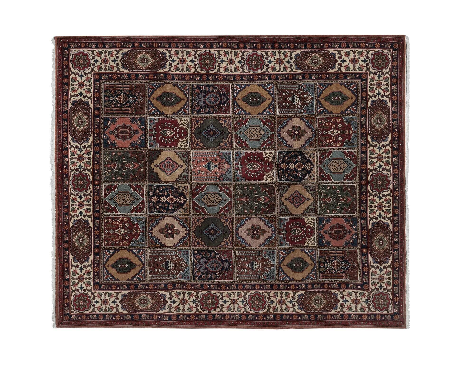 Vintage Turkish handmade rug 250x306 cm