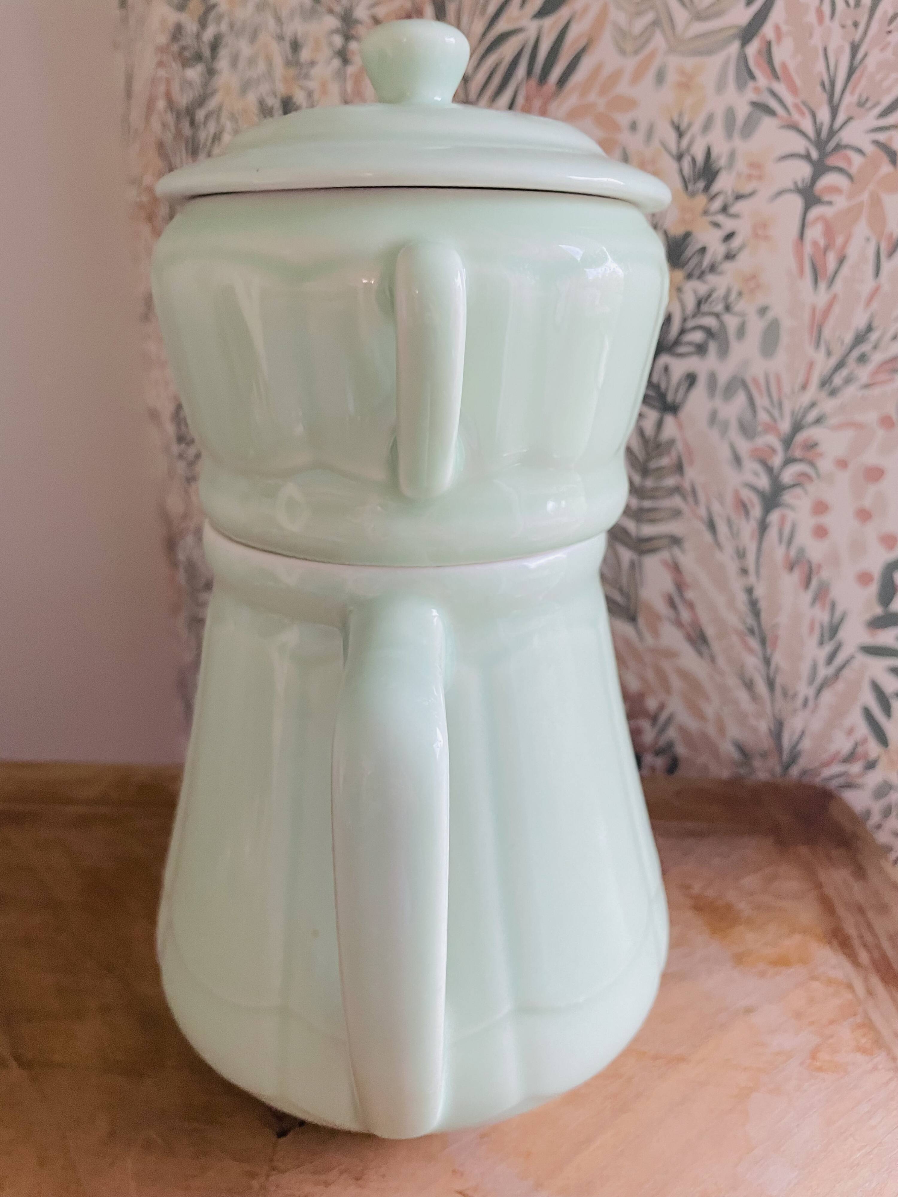 1960s ceramic coffee pot