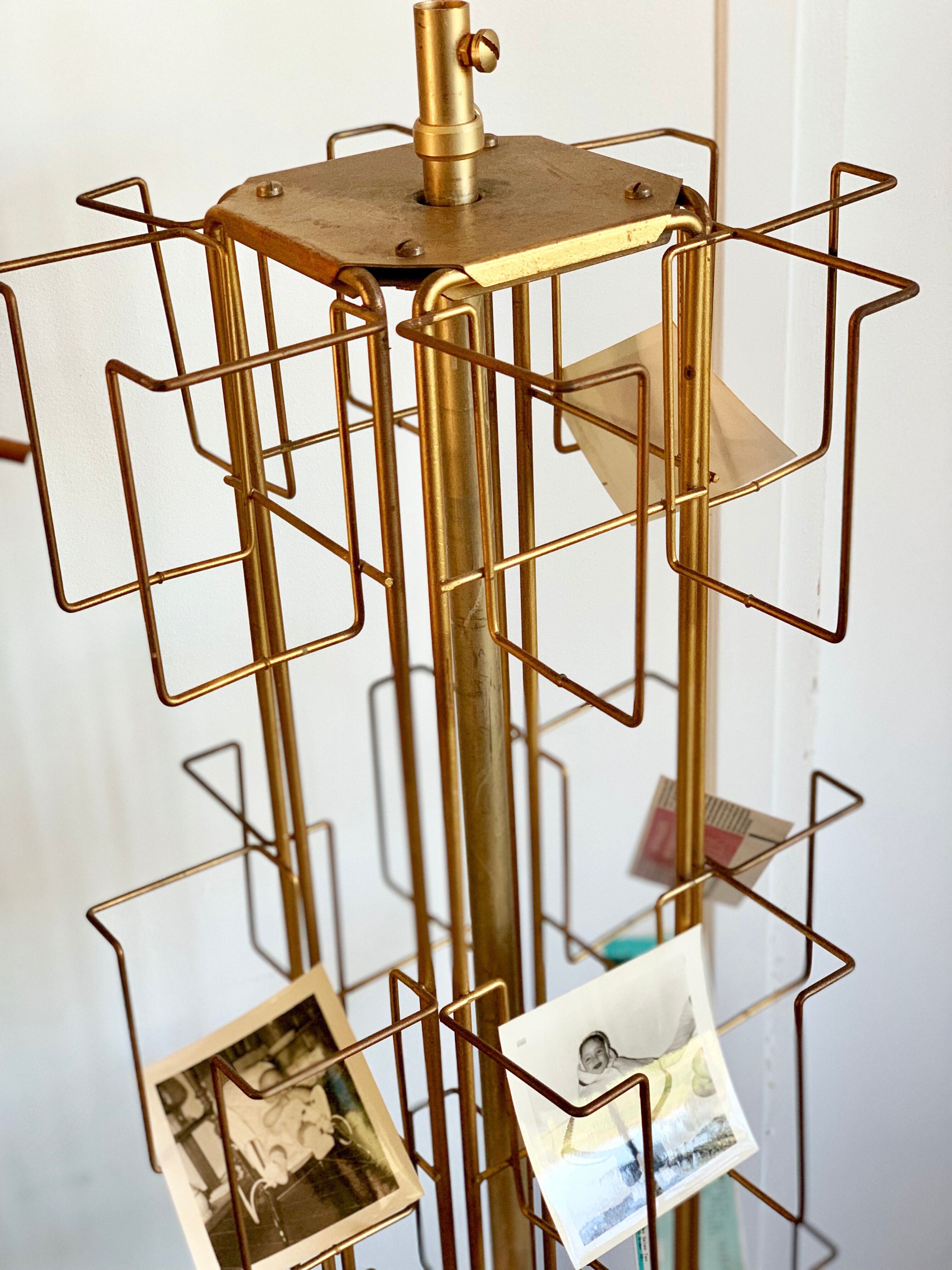 Show turnstile gilded postcards