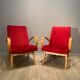 Pair des fauteuils de Jaroslav Smidek pour Ton, vintage 1960