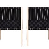 Gijs Bakker set of 4 ''Seatbelt'' Chairs 1978 Holland