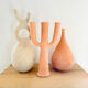 Moroccan raw terracotta candle holder