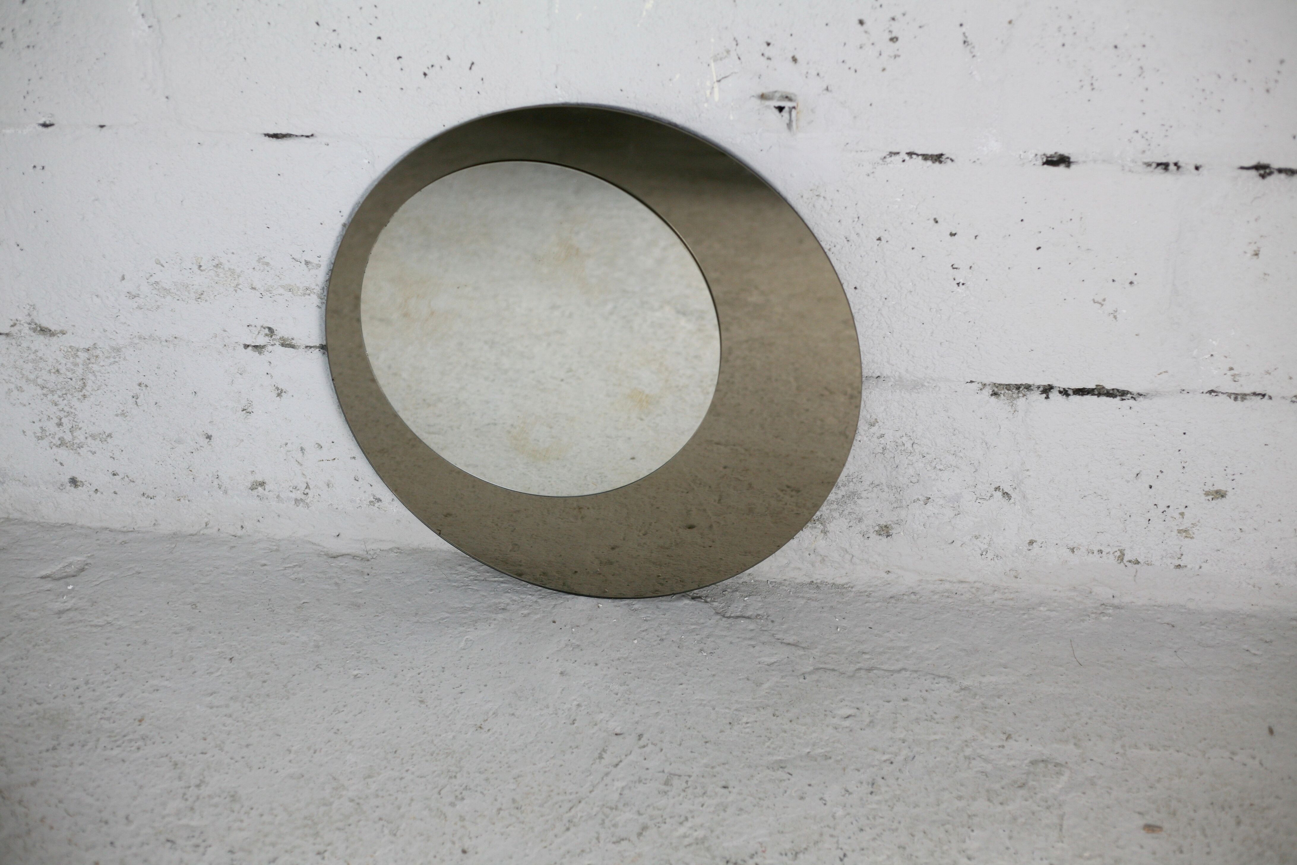 Pair of "kinetic" mirrors, France, circa 1970