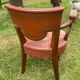 Old leather office chair