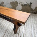 Pair of walnut benches 1900