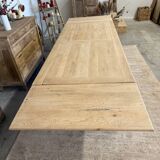 Large farmhouse table with 2 extensions and 2 drawers
