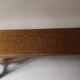 Rustic wooden bench, vintage 1960
