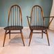 Ensemble chaise et fauteuil à barreaux attribués à Ercol Goldsmith, 1960