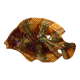 Plat "poisson" Vallauris 40 cm x 25 cm