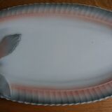 Plat poisson Digoin Sarreguemines zoomorphe