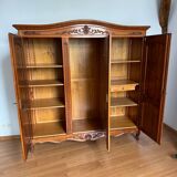 Armoire penderie 3 portes style Régence