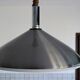 Vintage aluminum  hanging brushed ERCO - Germany s 1970