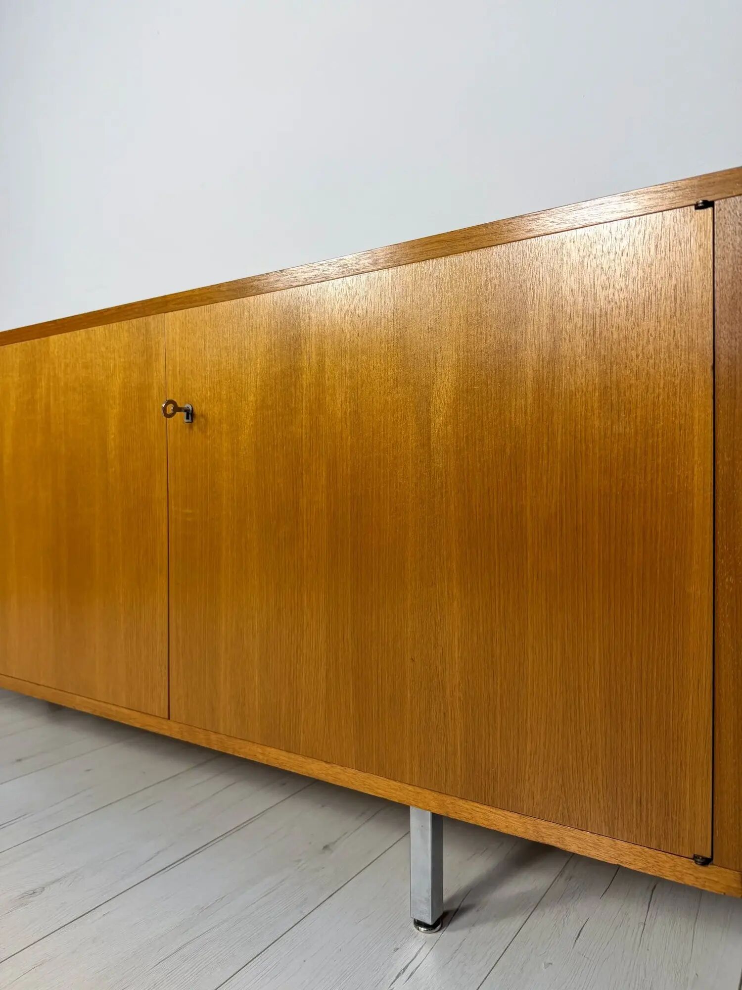 1960s vintage mid-century German teak sideboard lowboard