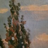 Vintage Mediterranean Painting signed C. Beaufort
