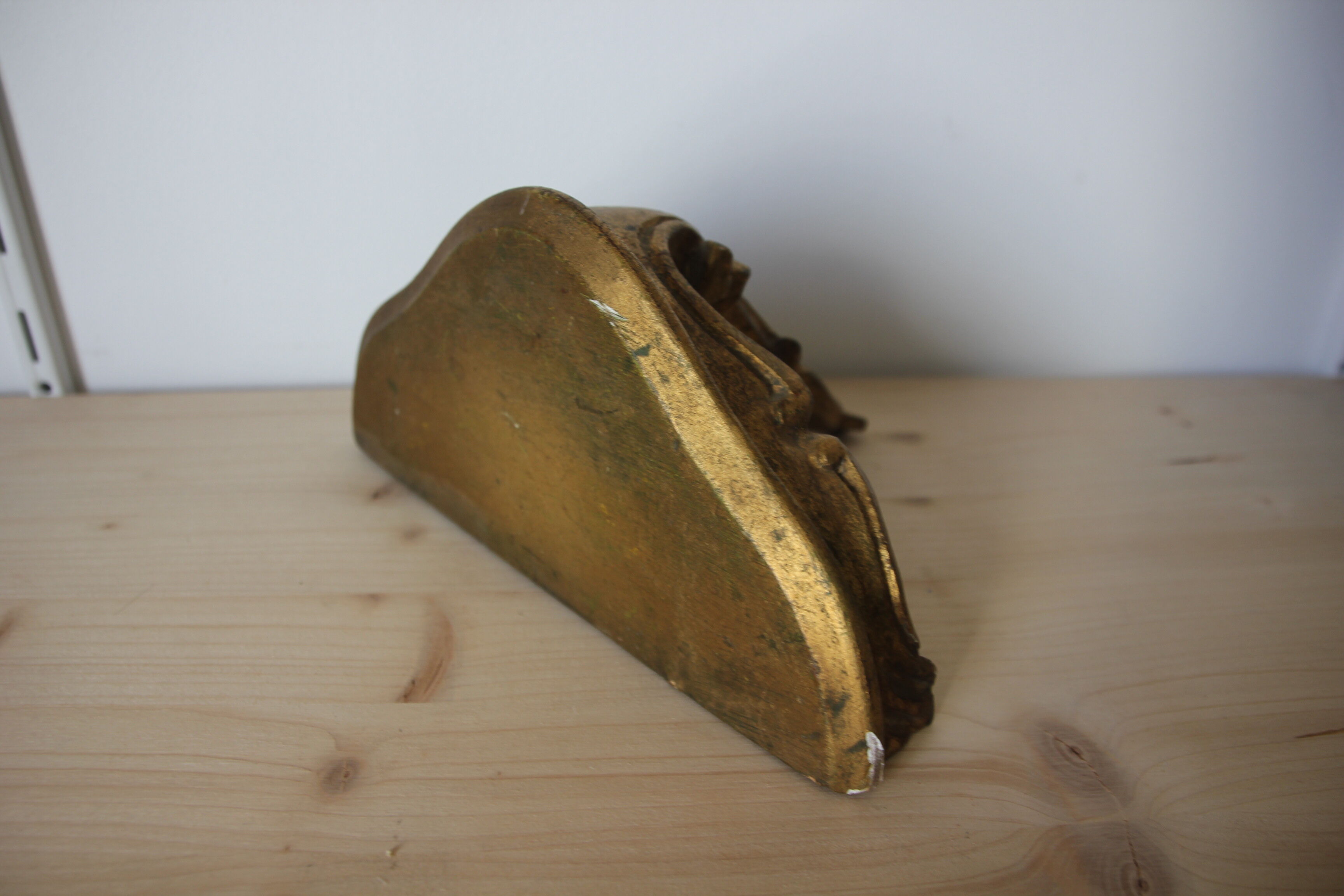 Gilded wooden console