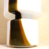 Large Italian glass table lamp.