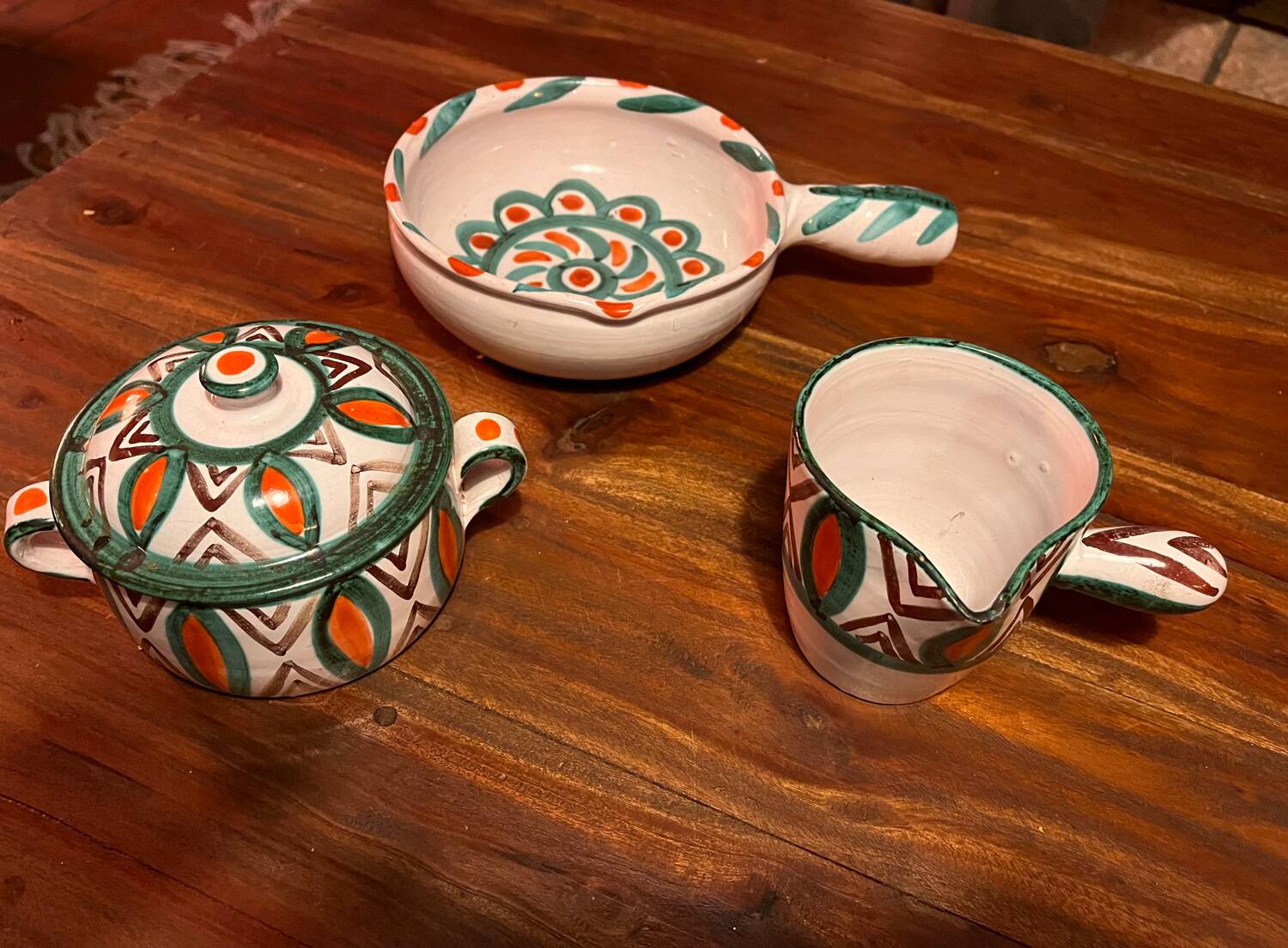 3 Fazio ceramic pieces