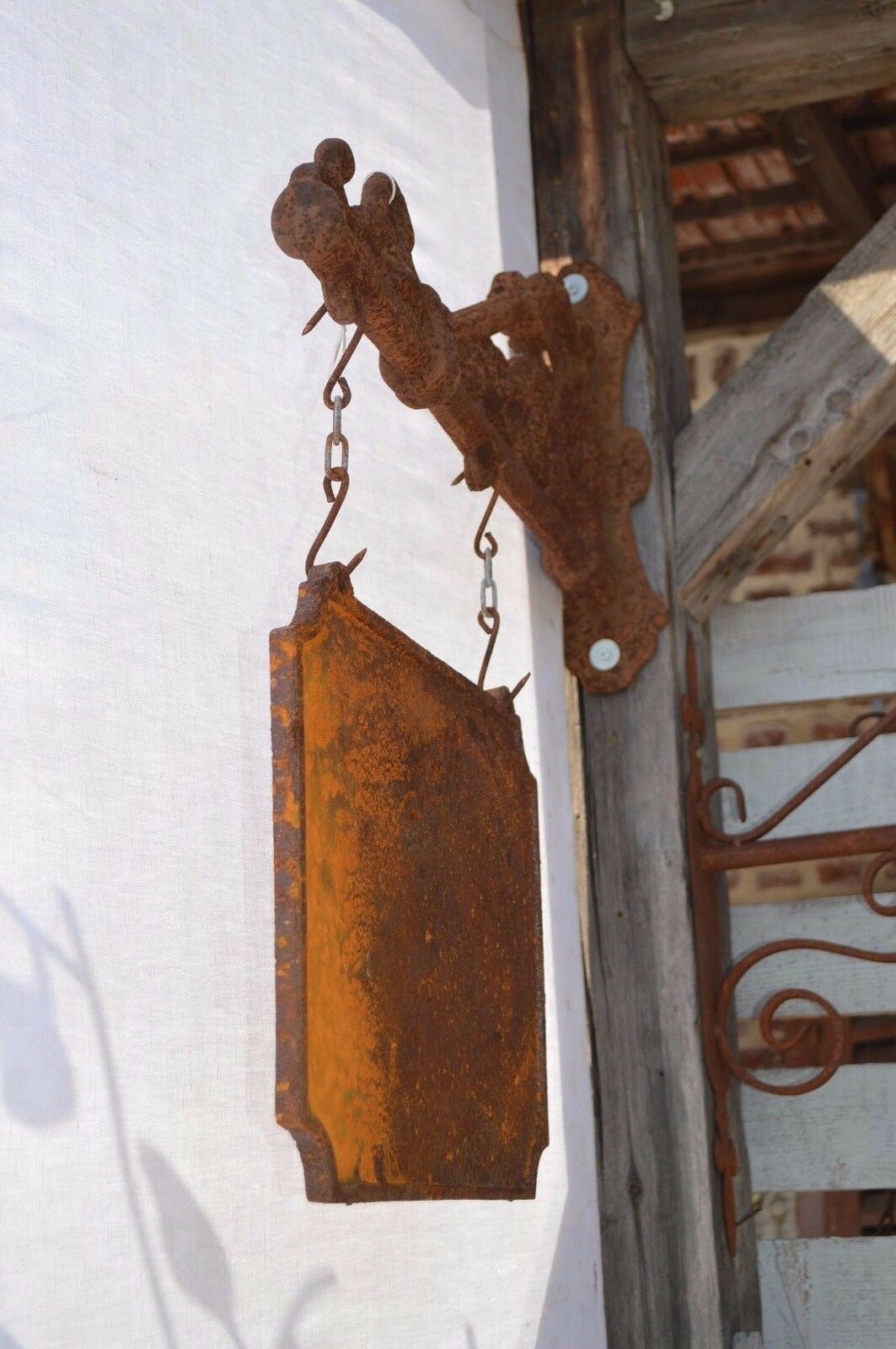 Cast iron trade sign