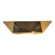 Brass and smoked glass console table by Italchrome, Italy, 1970s