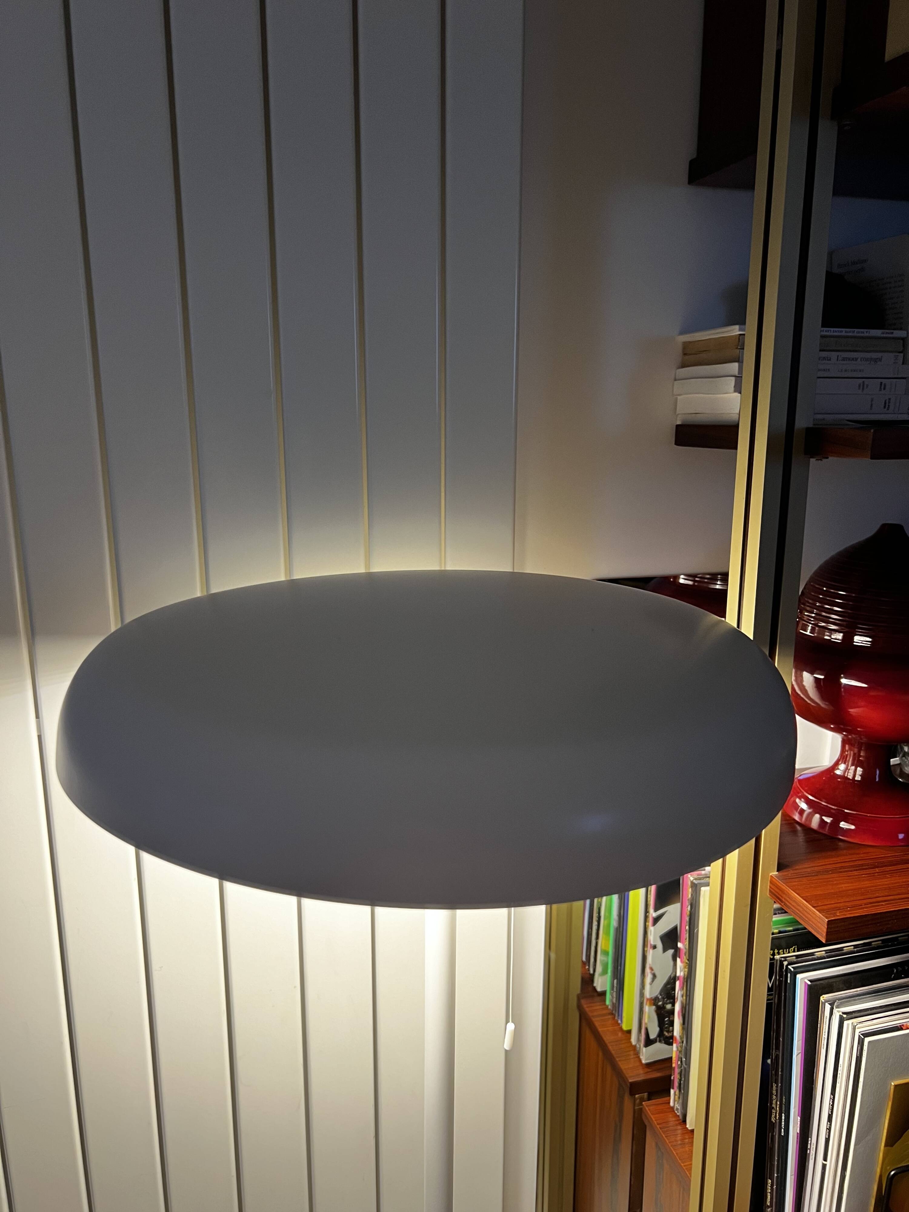 White designer floor lamp Matti Klenell Örsjö Belysning