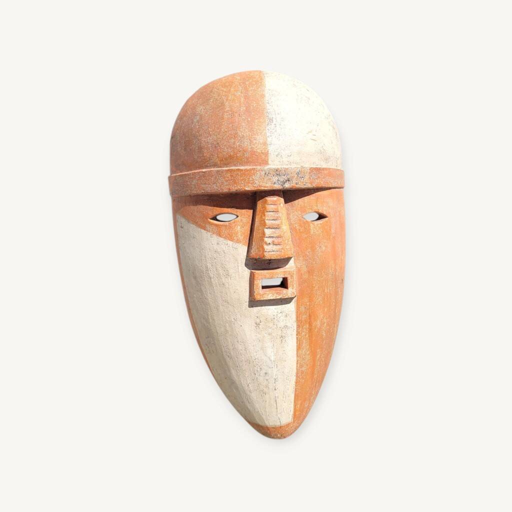 Wooden mask in the spirit of Adouma