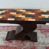 Art Deco console with pattern on top