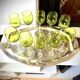 Art Deco crystal wine glass set - 1960s