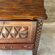 Small storage cabinet in carved oak – circa 1930