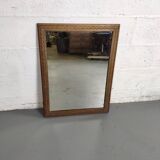 Golden contour wall mirror