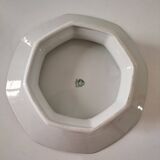 Vierzon porcelain footed plate – Edgar Gaucher, 1950s