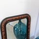 Antique Louis-Philippe mirror in blackened wood with a burl effect – 67x52 cm
