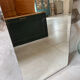 Antique large bevelled standing mirror