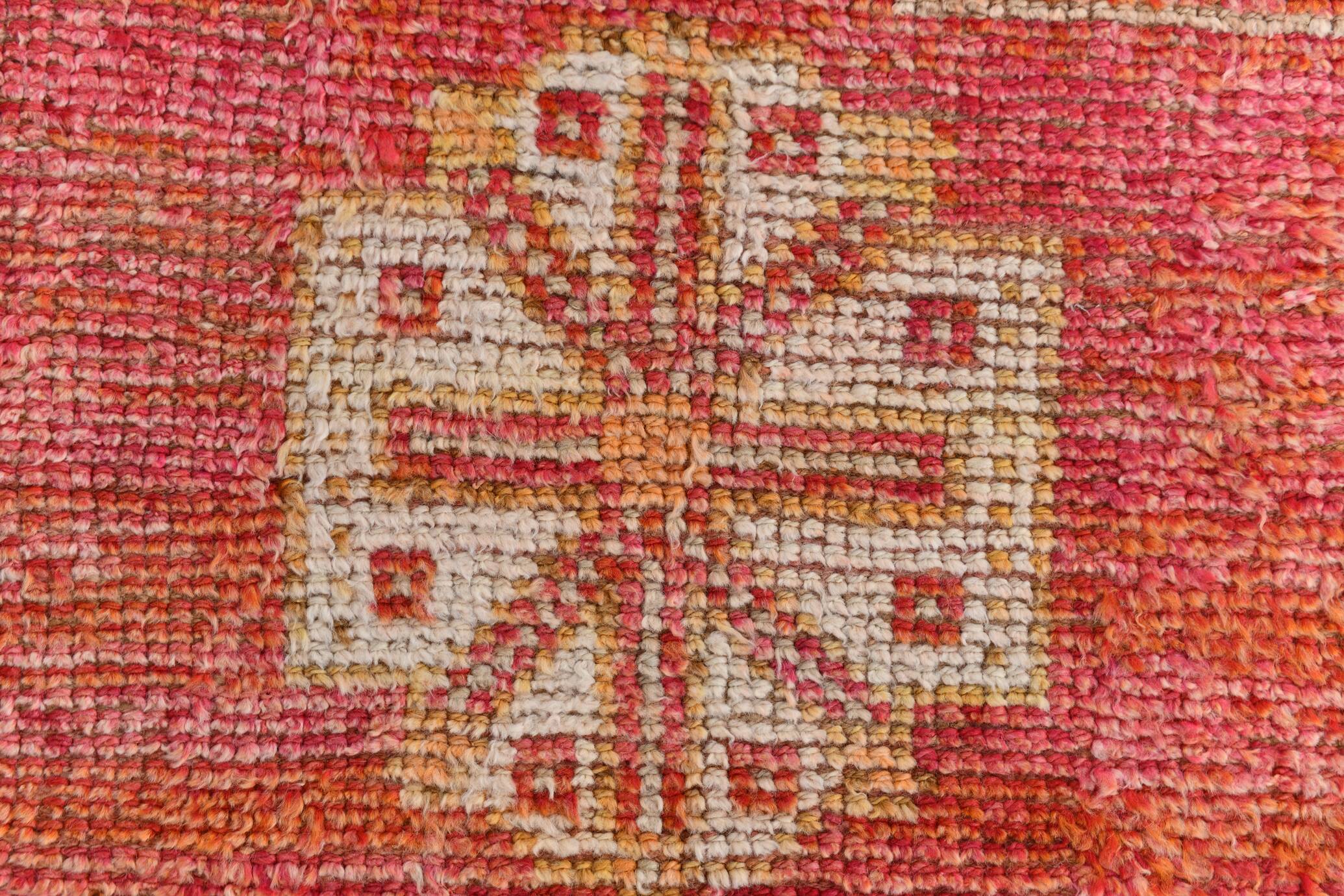 Turkish Vintage Runner Rug, 97x353 Cm