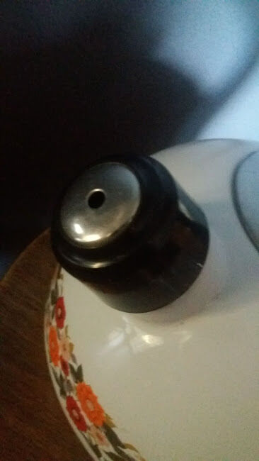 Vintage enamelled kettle