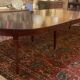 Louis XVI period dining table, 8 feet, mahogany, 4.61 m long