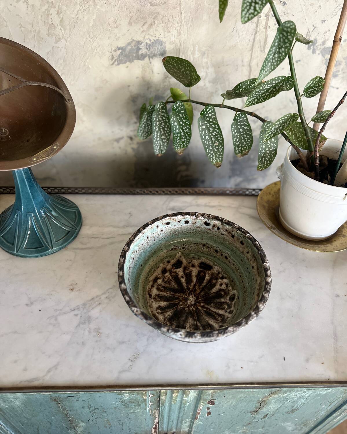 Ceramic salad bowl a. thiry