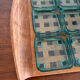 Teak tray with glass bowl by Jens Quistgaard, for IHQ Dansk Design